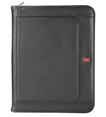 Leather Zip Portfolio Cover