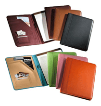 Personalized Leather Padfolio Organizers
